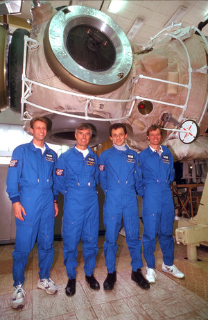 ESA's four Euromir astronauts