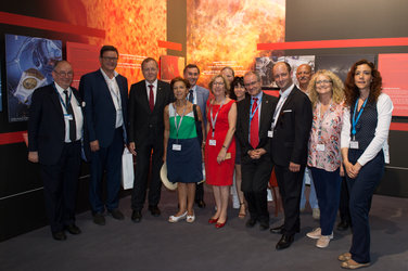 French Parliamentary Group on Space Representative at the ESA Pavilion