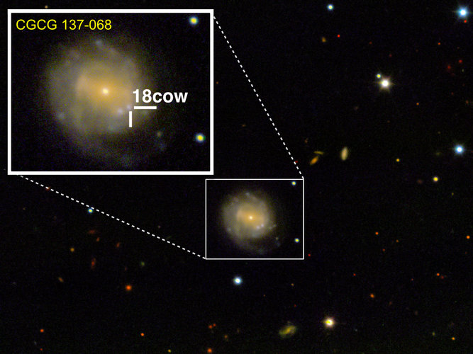An unprecedentedly bright and rapidly evolving supernova