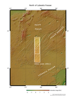 Northeast of Mars’ Tharsis province: Tempe Fossae in context